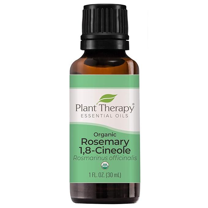 Plant Therapy Organic Rosemary Essential Oil 100% Pure, USDA Certified Organic, Undiluted, Natura... | Amazon (US)