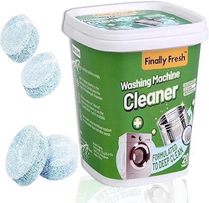 Finally Fresh Washing Machine Cleaner for Front / Top loaders, 20 Packs Washer Cleaner for Sensit... | Amazon (US)