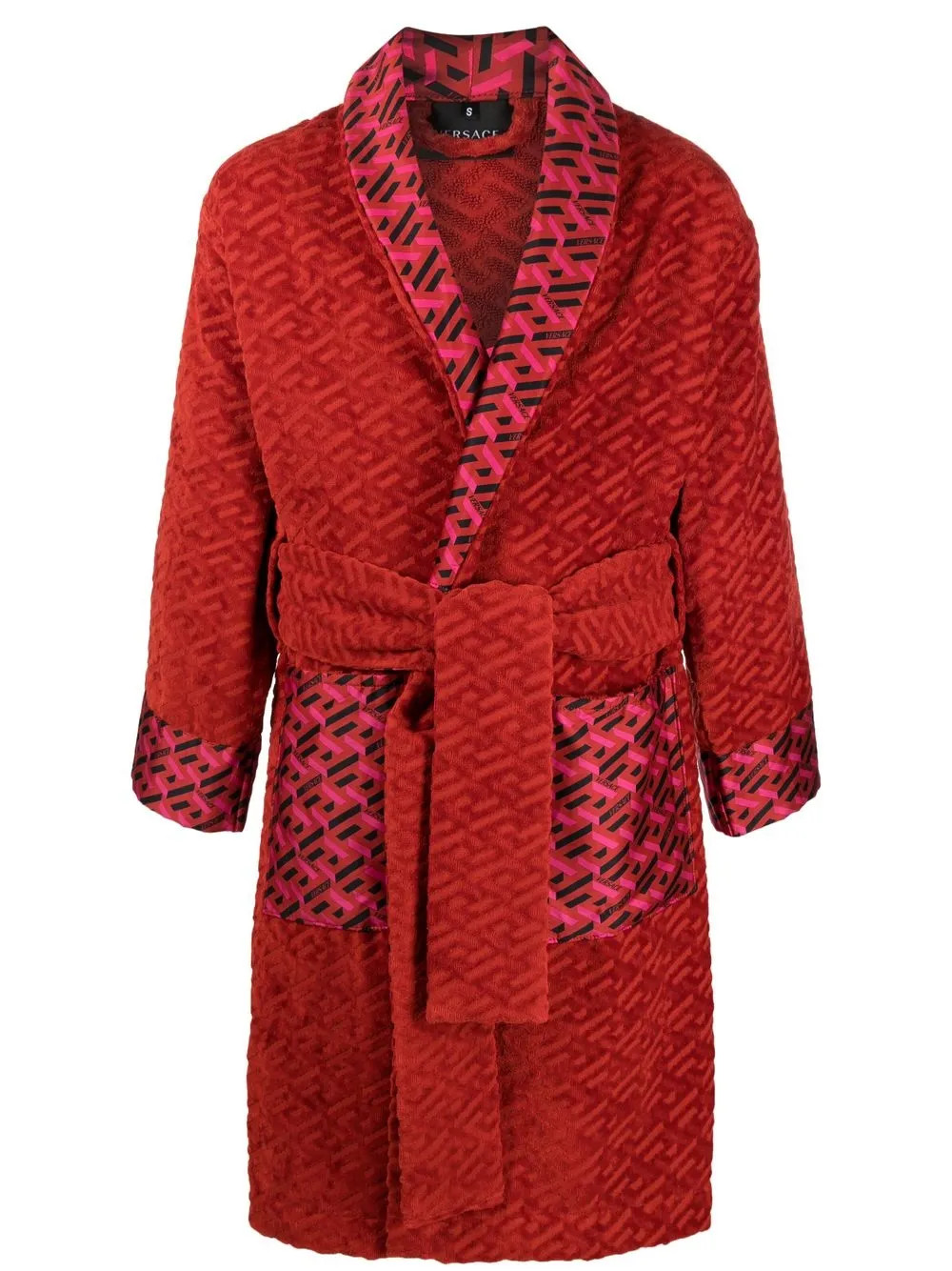 logo-monogram bath robe | Farfetch Global