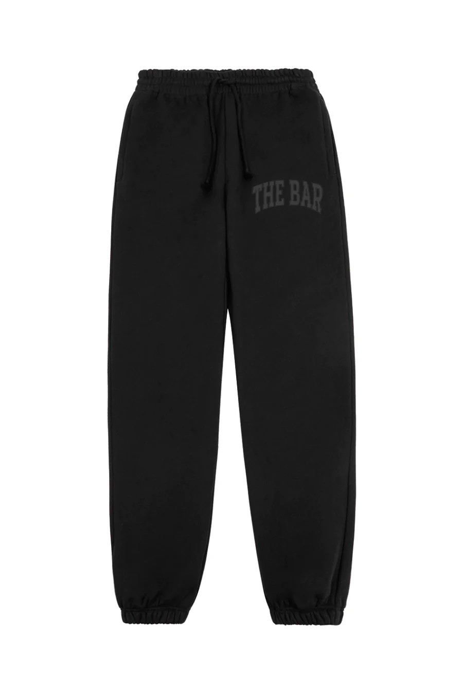 VARSITY SWEATPANTS BLACK | The Bar