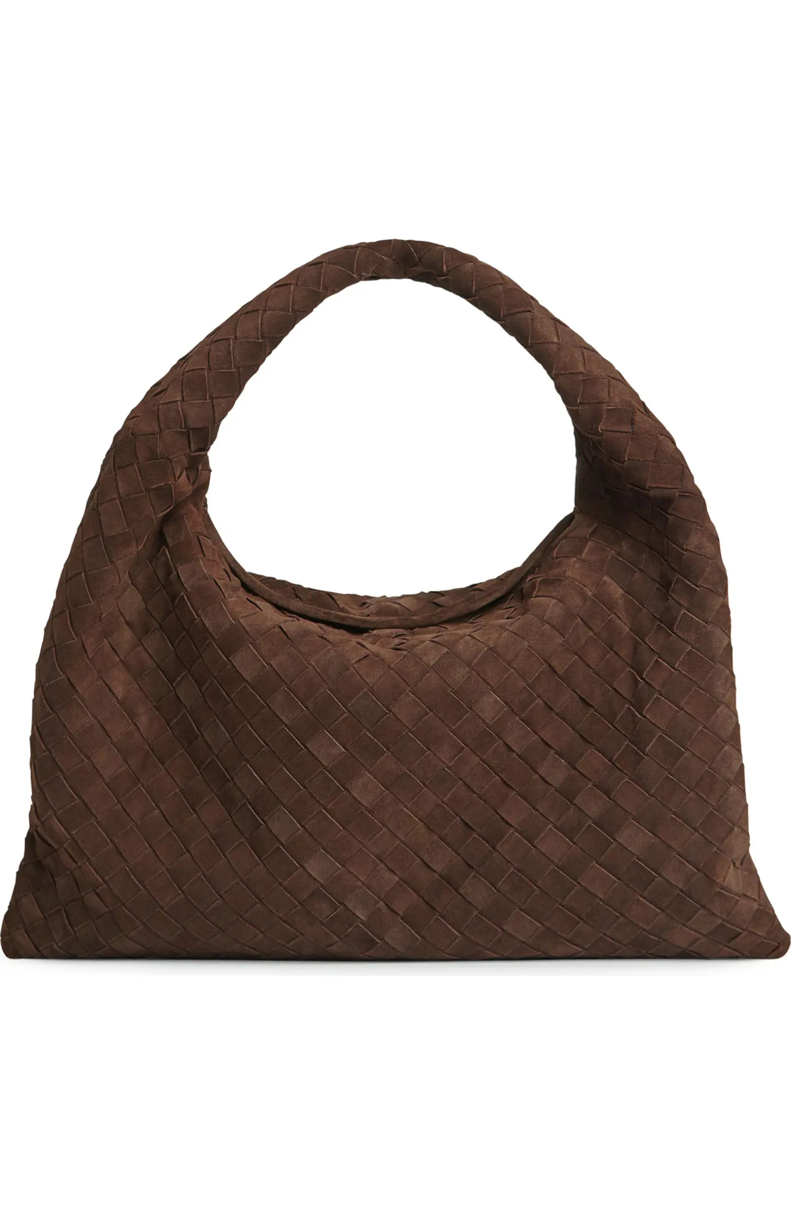 Small Hop Intrecciato Suede Hobo Bag | Nordstrom
