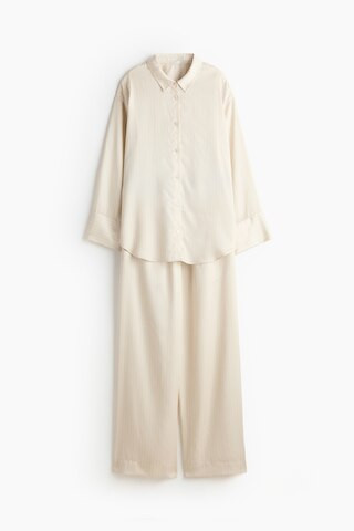 H & M - Lyocell Pajamas - Beige | H&M (US + CA)