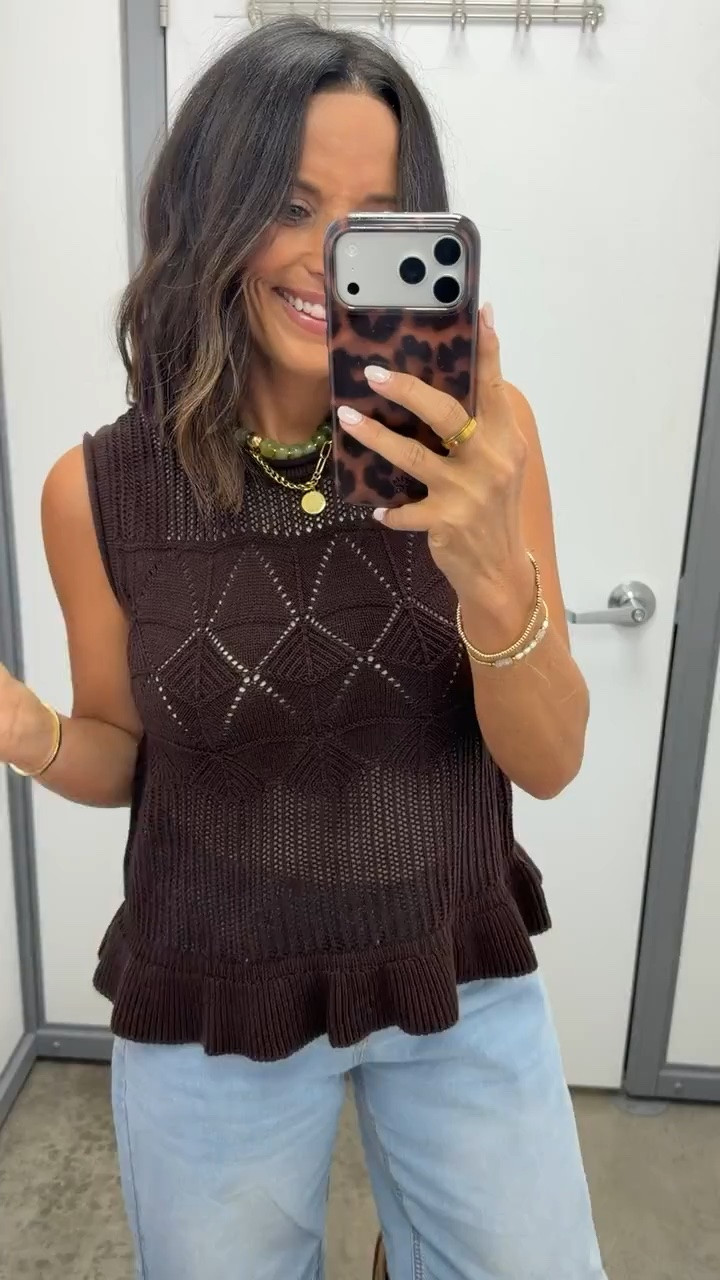 This top is giving Anthro in the best way 😍 and the chocolate brown is SO good for fall.

@Walmart 

#walmartfinds #walmartfashion #anthrovibes #fallfashion #affordablefashion #ltkfinds