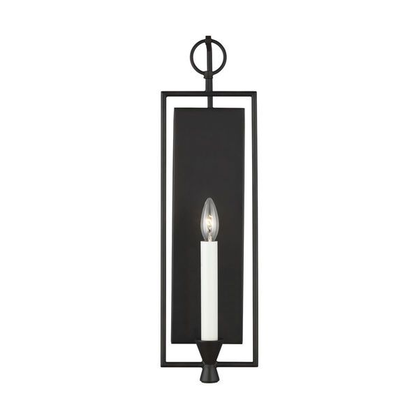 Keystone Aged Iron Six-Inch One-Light Wall Sconce | Bellacor