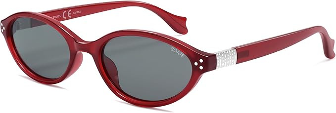 SOJOS Ocean Collection Retro Oval Polarized Sunglasses for Women Men Lightweight Narrow Shades, S... | Amazon (US)