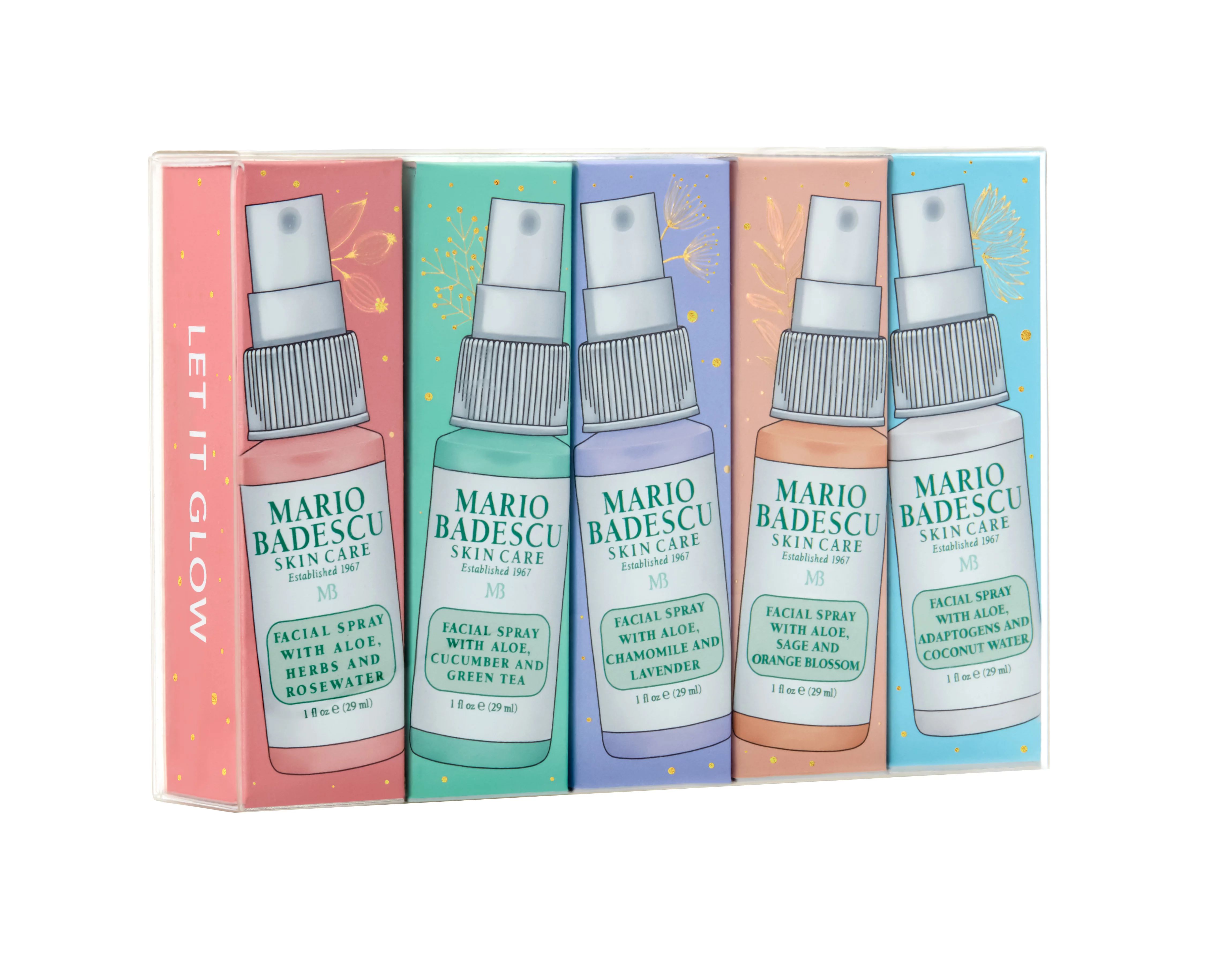 Mario Badescu Mini Mist 5-Pack Facial Sprays, 1 oz | Walmart (US)