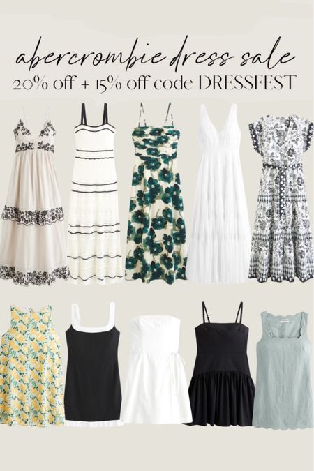 Abercrombie dress fest sale! 20% off + 15% off with code DRESSFEST


#LTKSeasonal #LTKStyleTip #LTKSaleAlert