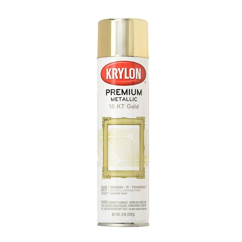 18K Gold Metallic Spray Aerosol Paint; Krylon Premium Metallic Spray Paint, 8oz; Arts, Craft, Mod... | Etsy ROW