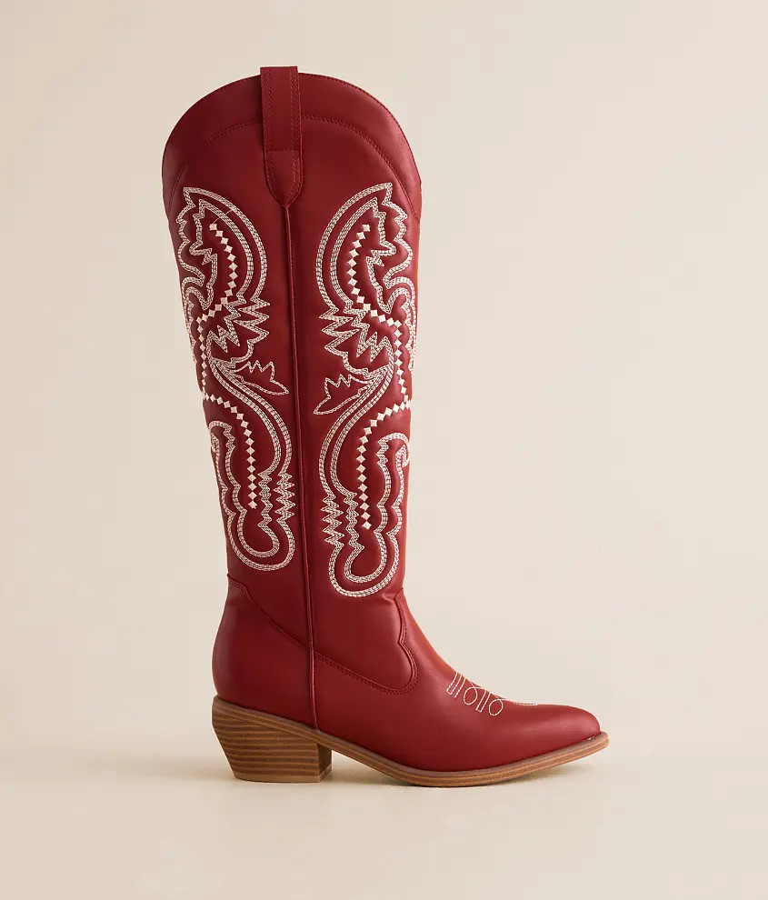 Sanddie Embroidered Western Boot | Buckle