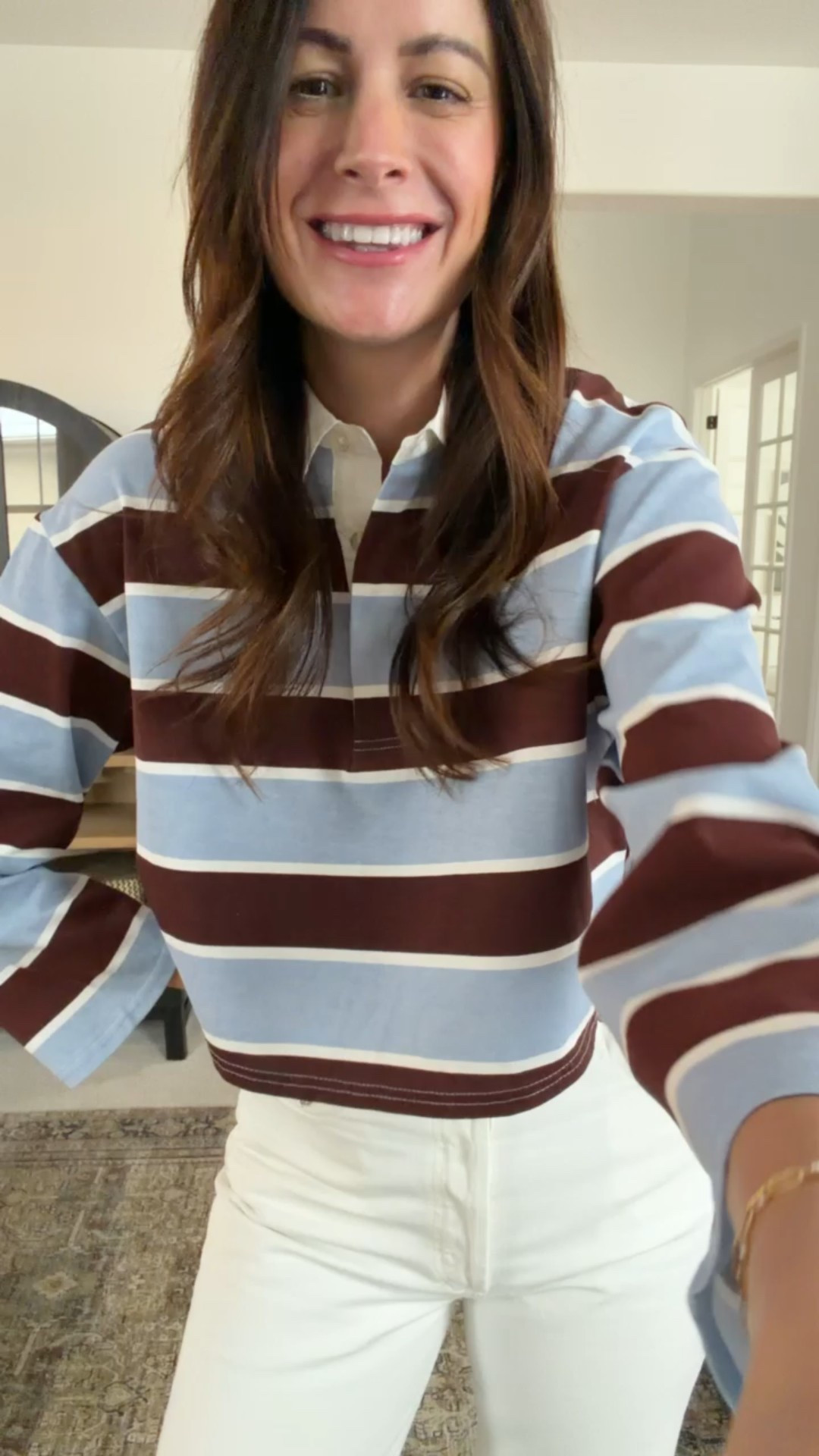 This striped top is so dang cute and looks so great with these jeans! 

#LTKmomlife #LTKFindsUnder50 #LTKootd