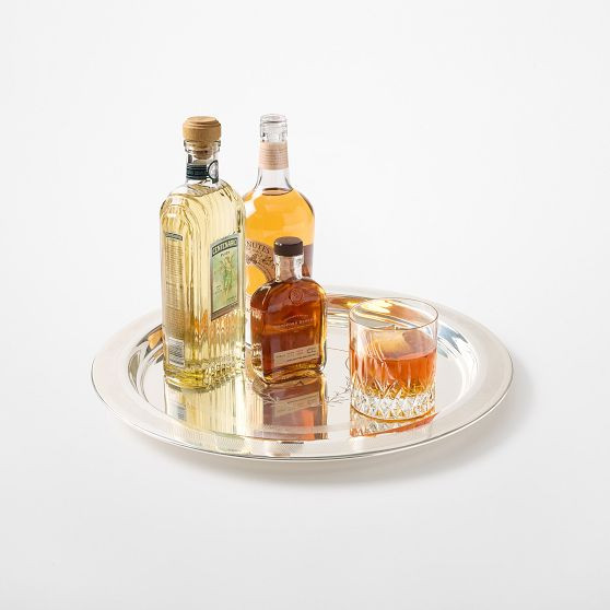 Celebration Silver Etched Tray | Mark and Graham