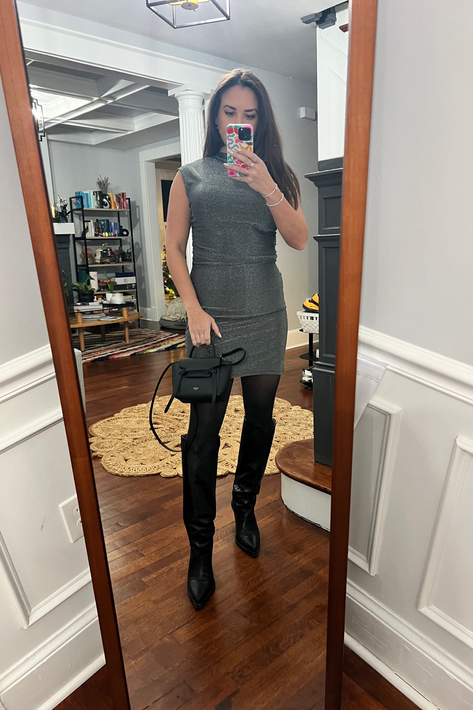 Holiday party. Nye party. Reformation. Knee high boots. Paris Texas boots

#LTKSeasonal #LTKHoliday