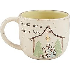 Mud Pie Nativity Church Mug, For, 15 oz | Amazon (US)