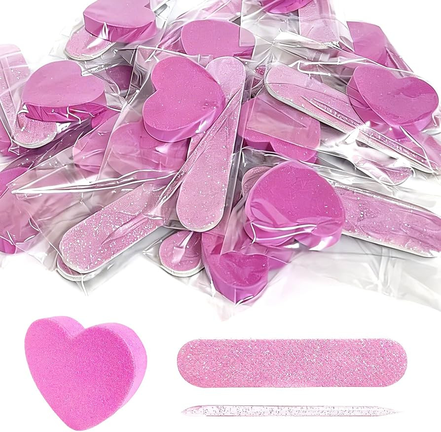 Diposable Manicure Kit Professional Individually Package, Press On Nail Tool Kit with Nail Files,... | Amazon (US)