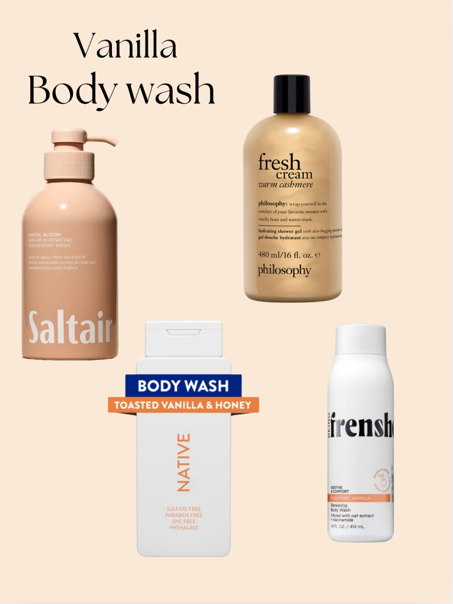 Vanilla body wash ✨🫶🏼

#LTKGiftGuide #LTKBeauty #LTKFindsUnder50