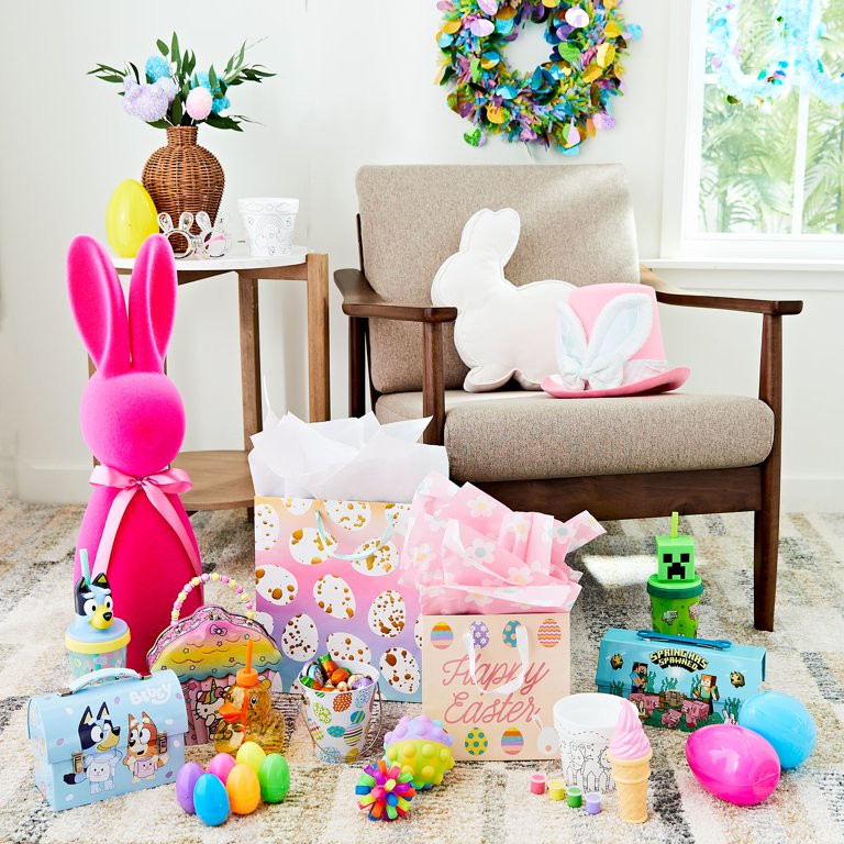 Easter Large Blue Plastic Egg Container by Way To Celebrate | Walmart (US)