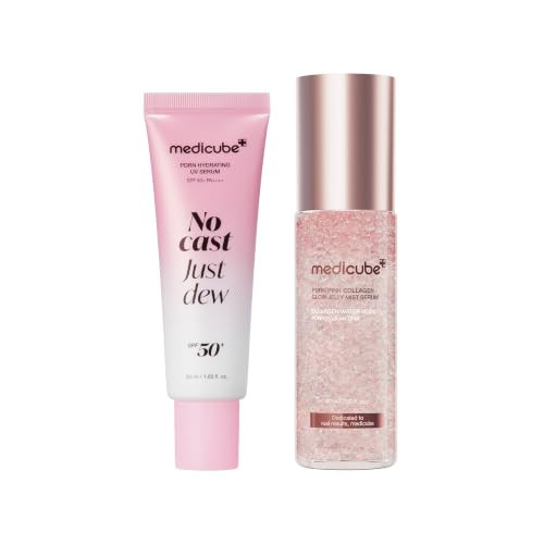 medicube PDRN Glow & UV Dew Duo: PDRN Sun Serum and PDRN Jelly Msit | Amazon (US)