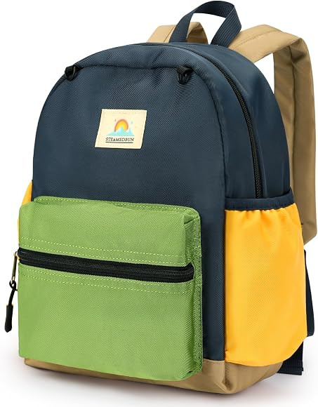 STEAMEDBUN Toddler Backpack for Boys 2-4: Kids Backpack for Preschool Kindergarten - Boys Backpac... | Amazon (US)