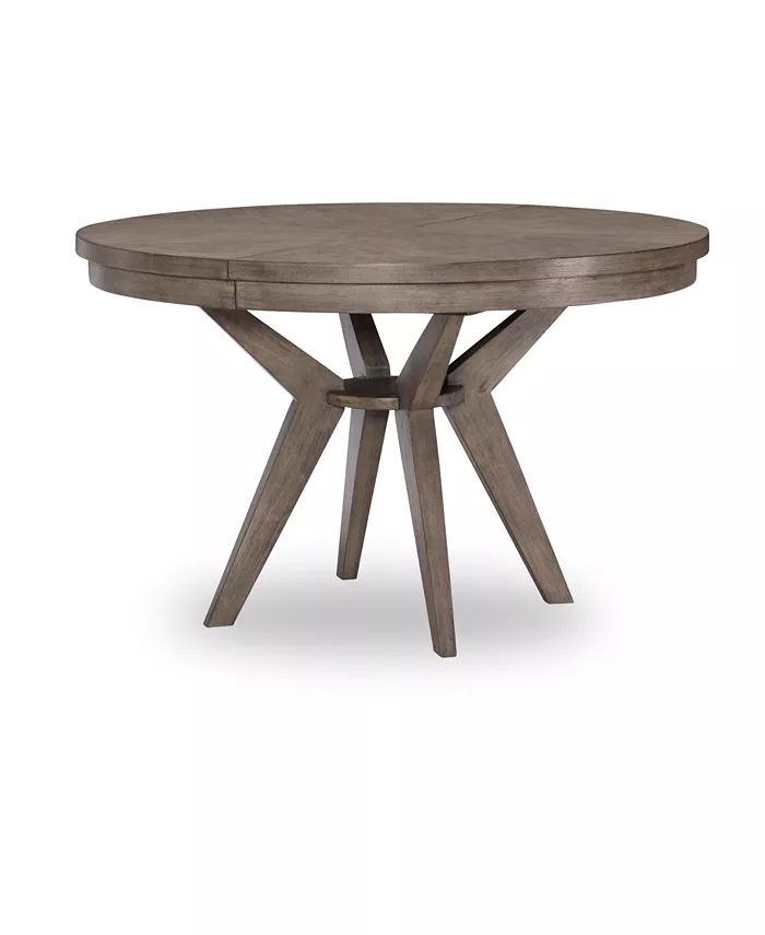 Furniture Greystone Expandable Round Dining Table  & Reviews - Furniture - Macy's | Macys (US)