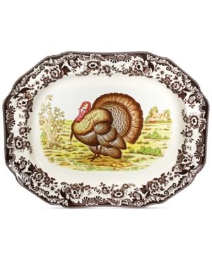Spode Woodland Turkey Octogonal Platter | Macys (US)