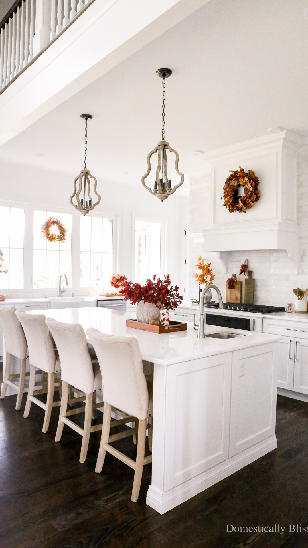 Simple Fall Kitchen Decor with moody fall colors in an all white kitchen.

See details:
https://domesticallyblissful.com/fall-kitchen-decor-2025/

🔗 Join our newsletter: https://domesticallyblissful.com/newsletter/ 

#LTKHome #LTKFindsUnder50 #LTKSeasonal