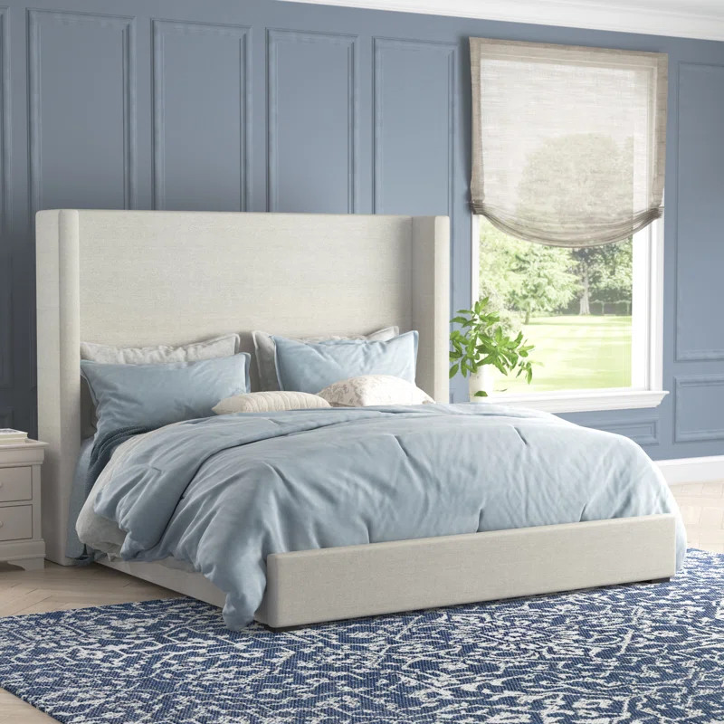 Upholstered Wingback Bed | Wayfair North America