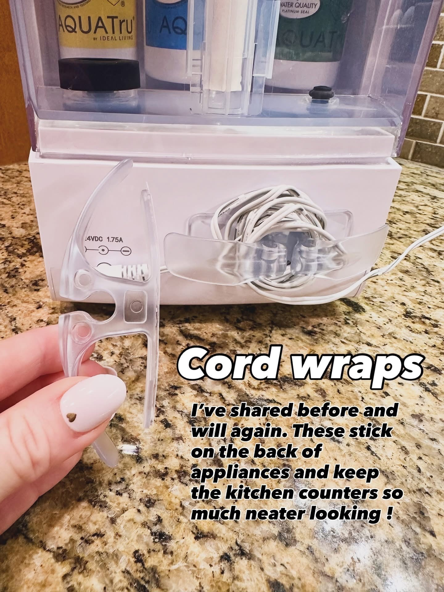 Love having these cord wraps in the kitchen so appliances and the counters look neat 



#LTKHome