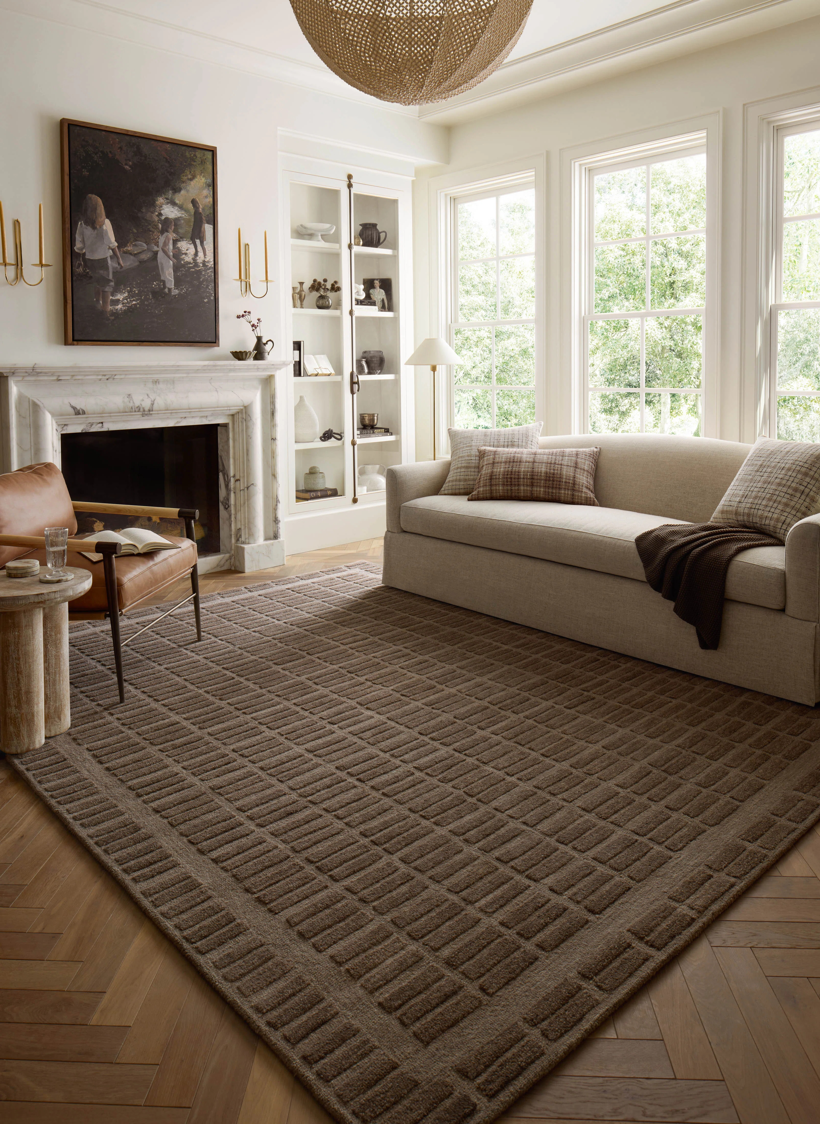 Chris Loves Julia x Loloi Bradley Cocoa / Cocoa Area Rug & Reviews | Wayfair | Wayfair North America