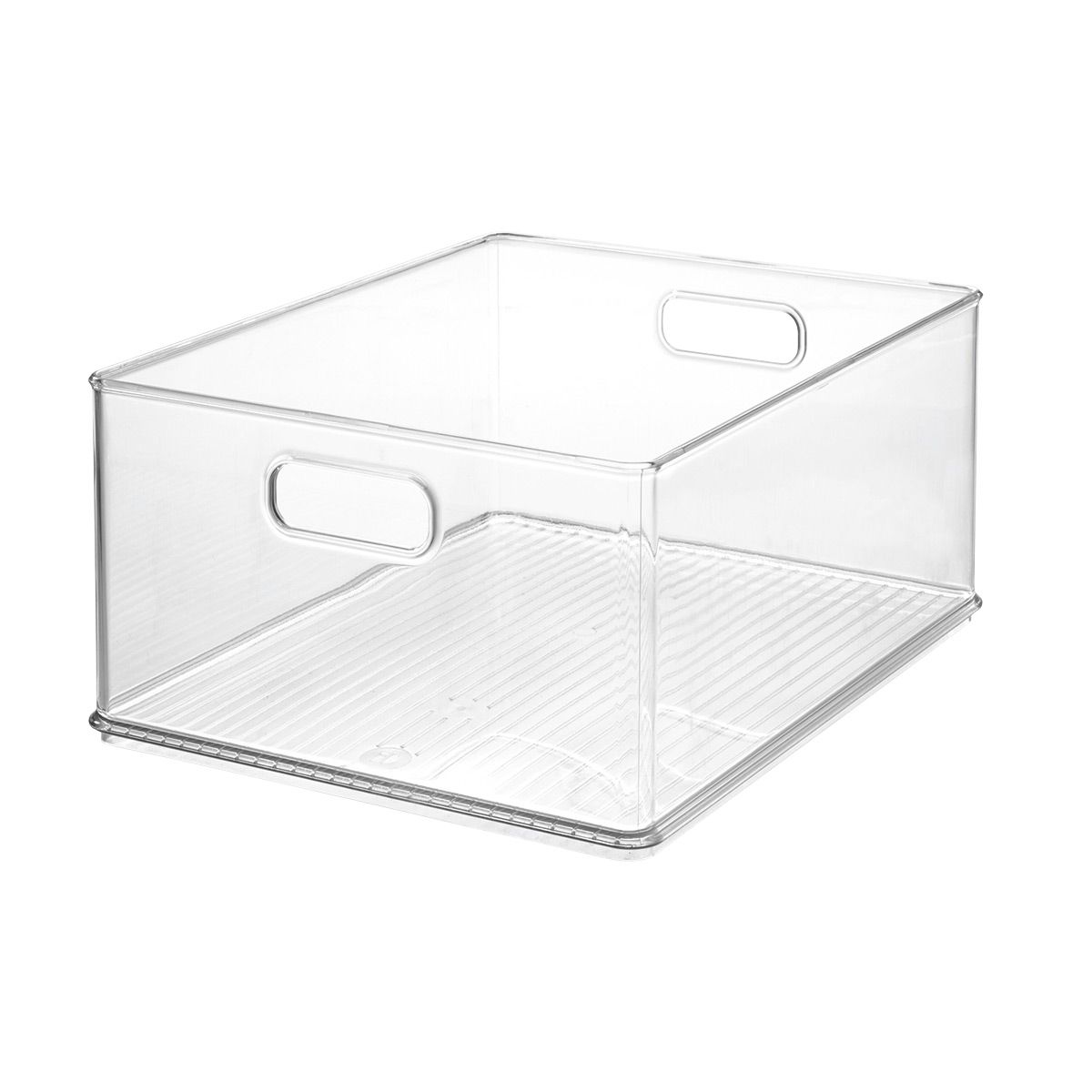 iDESIGN Large Stackable Closet Bin Clear | The Container Store