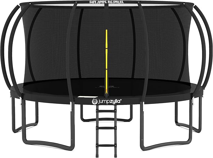 JUMPZYLLA Trampoline Outdoor 8FT 10FT 12FT 14FT 15FT 16FT with Enclosure and Ladder, ASTM Approve... | Amazon (US)