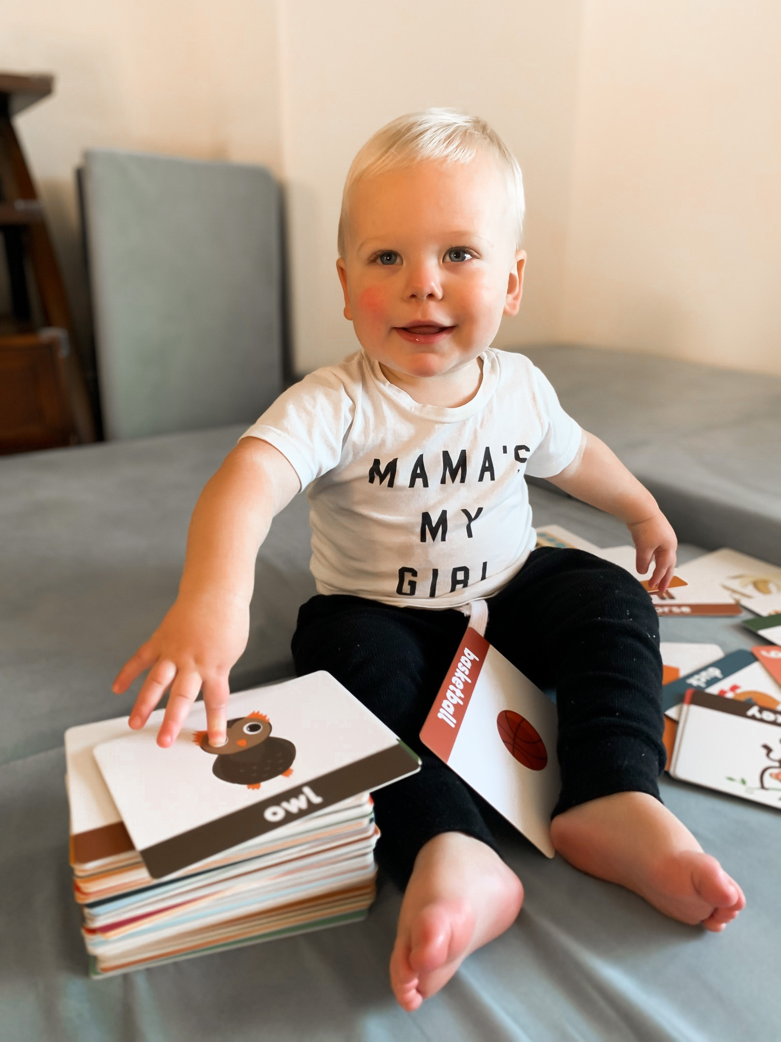 Our favorite toddler flash cards! 📚 They’re big, good quality thick material with bright colors! 
Also linking his shirt 😄

#LTKbaby #LTKfamily #LTKkids