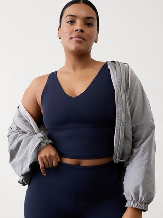 Transcend V-Neck Crop Bra D-DD | Athleta