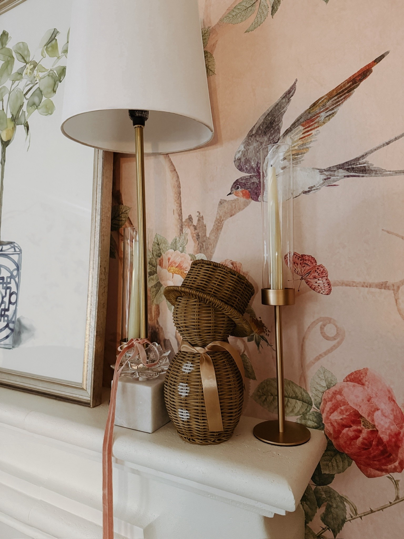 Adding a touch of cozy charm to the mantle! This rattan snowman from Amazon might just be my favorite holiday decor find yet! #AmazonHome #HolidayDecor #LTKHoliday