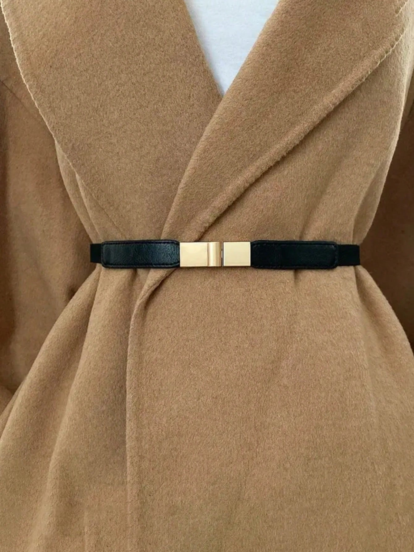 1pc Women's Stretchy Skinny Waist Belt Decorative For Sweater Dress, Adjustable Elastic Waistband | SHEIN