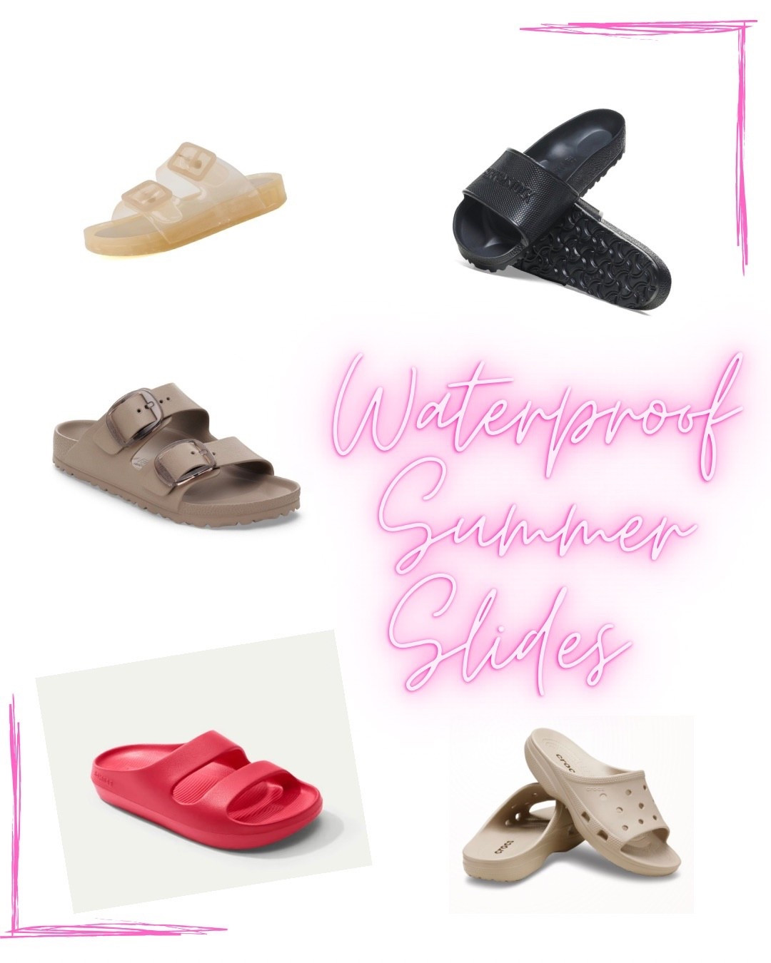 Waterproof summer slides!! ☀️👙🍉 

#LTKootd #LTKSwim #LTKActive