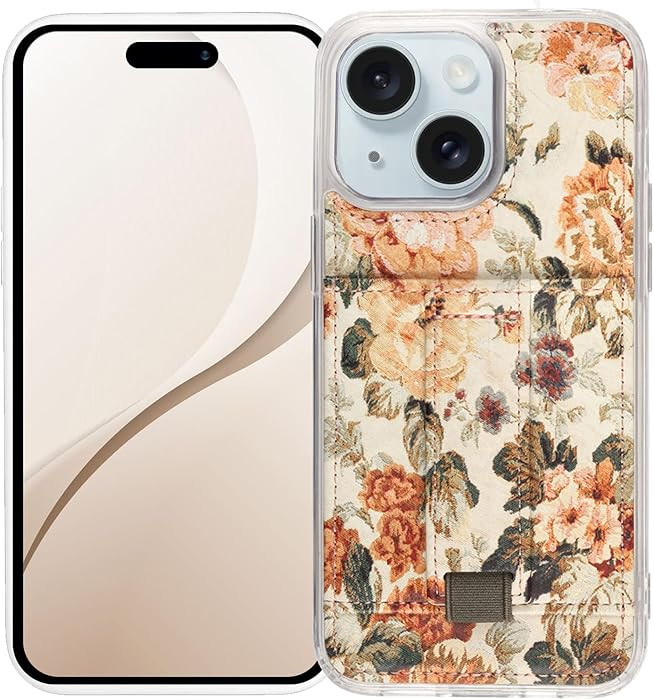 Walli Cases for iPhone 15 Plus Case Aesthetic Wallet Phone Case Card Holder, Securely Holds up to... | Amazon (US)