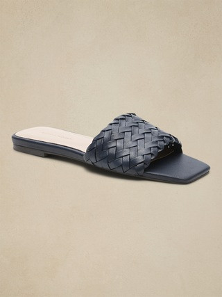 Woven Leather Sandal | Banana Republic (US)