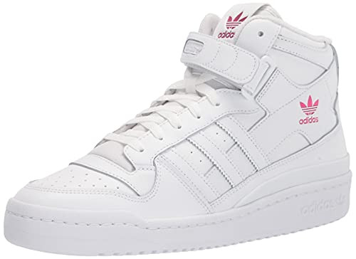 adidas Originals Women's Forum Mid Sneaker, White/White/White, 9.5 | Amazon (US)