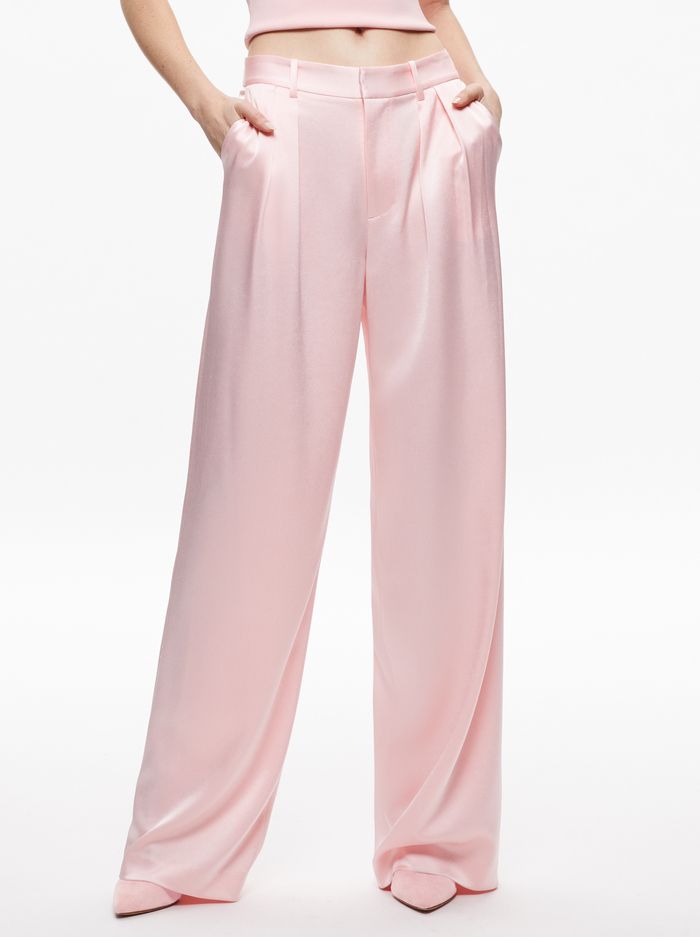 POMPEY HIGH WAISTED PLEATED PANT | Alice + Olivia
