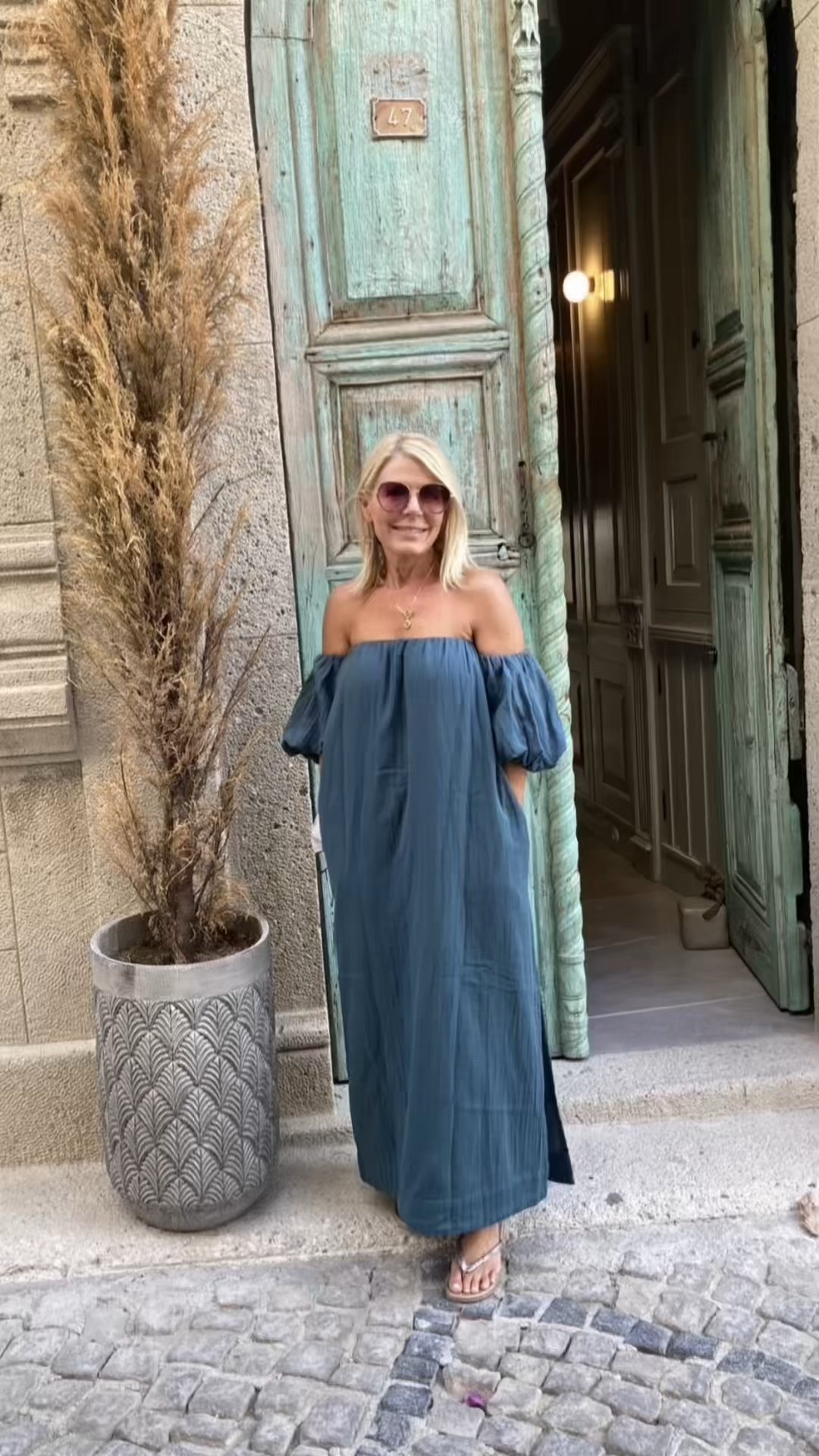 I love a natural linen, relaxed dress that travels well and looks elegant and elevated.

#LTKOver40 #LTKvlog #LTKTravel
