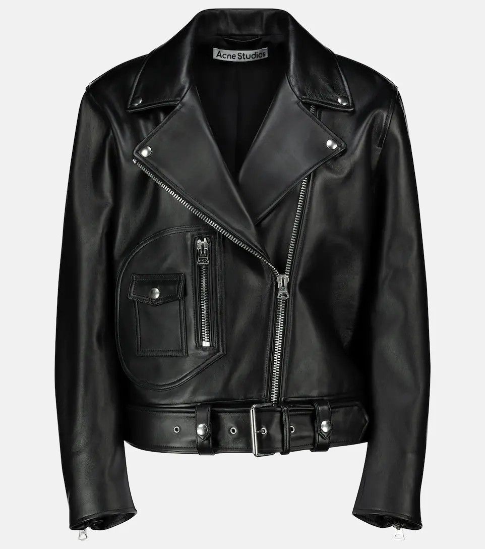 Leather biker jacket | Mytheresa (UK)