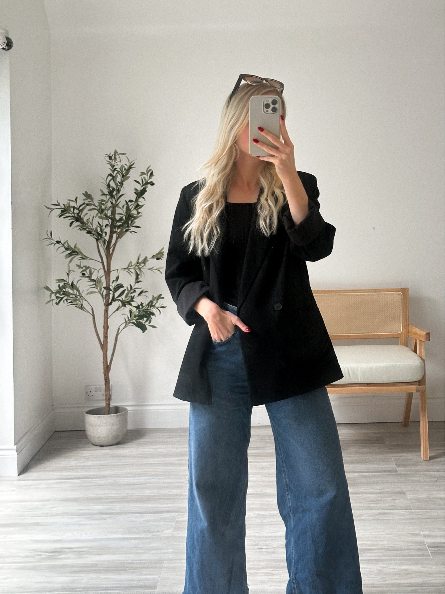 Black Blazer and Wide Leg Trousers! 

Summer Style, Summer Outfit Inspiration, Wide Leg Jeans, Wardrobe Staples, Wardrobe Essentials, Timeless Fashion, Outfit Inspiration, Black Blazer 

#LTKsummer #LTKspring #LTKuk