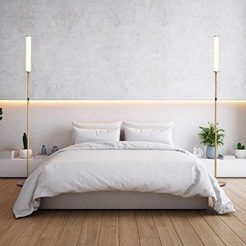 O’Bright Dimmable LED Cylinder Floor Lamp, Full Range Dimming, Minimalist Standing Pole Lamp / Torch | Amazon (US)