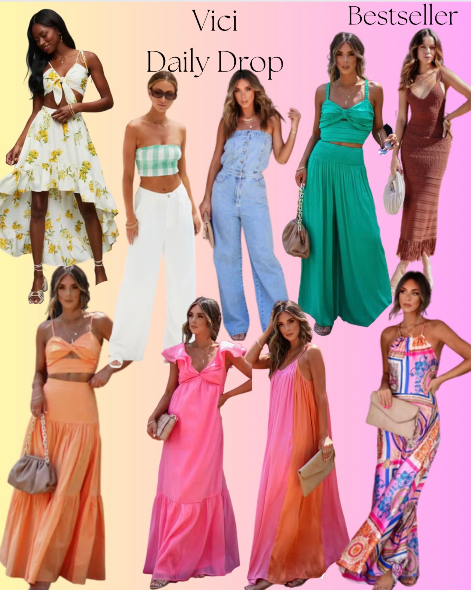 Vici Daily Drop Summer Styles 

#LTKstyletip #LTKunder100 #LTKSeasonal