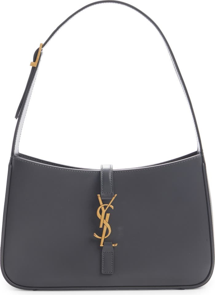 Saint Laurent Le 5 à 7 Leather Hobo Grey Bag Bags Fall Outfits 2022 Budget Fashion | Nordstrom