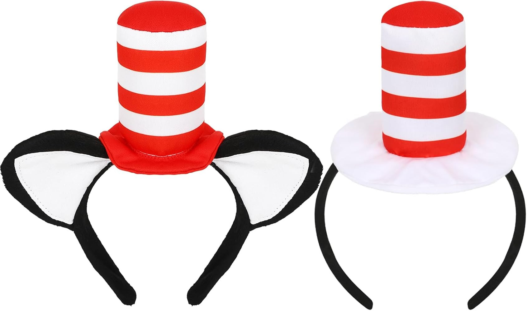 Classic Red White Cat Headbands,Adjustable Costume Party Accessories Book Character Costumes for ... | Amazon (US)