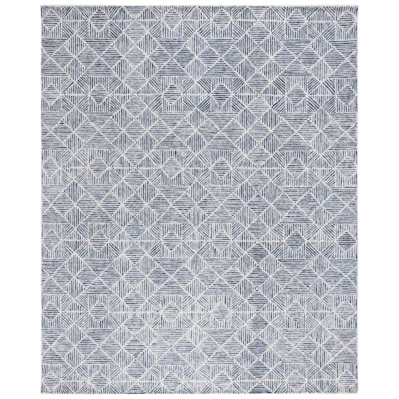 Linsly Handmade Blue/Ivory Rug | Wayfair North America