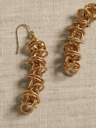 Multi-Disc Drop Earrings | Banana Republic Factory