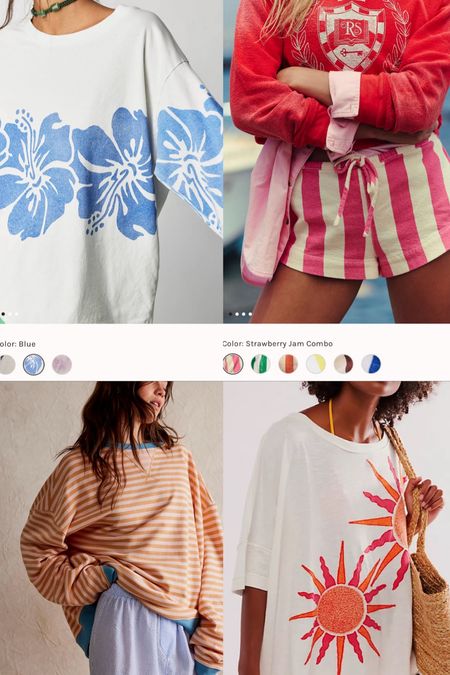 in my cart right now at free people :) the striped crewneck FINALLY restocked - I bought the dupe and it just does not compare. I would get an XS in everything since they run oversized! 



#LTKFindsUnder100 #LTKGiftGuide #LTKSeasonal