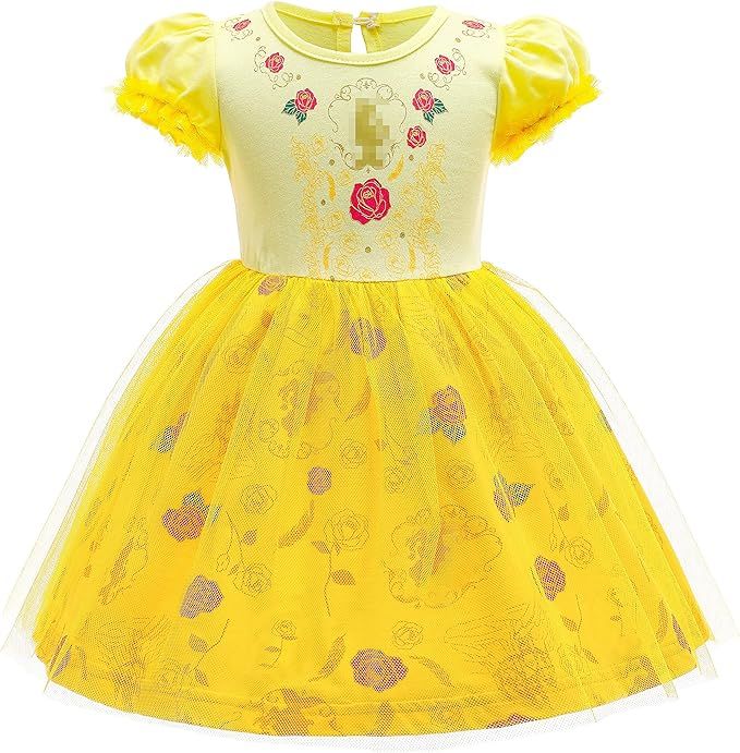 Dressy Daisy Princess Dress Up Clothes Halloween Fancy Party Tulle Skirt Summer Outfit for Baby &... | Amazon (US)